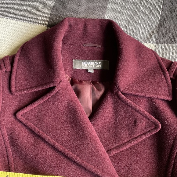 Kenneth Cole Reaction Wool Peacoat - Picture 2 of 8